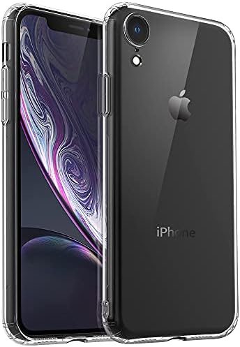 Migeec iPhone XR Kılıf ile Uyumlu - Temizle Yumuşak TPU Tampon [Şok Emici] Tam Koruma Telefon Kılıfı için iPhone XR, Kristal