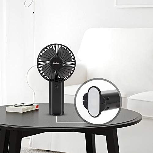 Taşınabilir El Fanı, 4000 mAh şarj edilebilir pil / USB Kumandalı Mini Soğutma Fanı Ev Ofis Açık Havada Seyahat için…