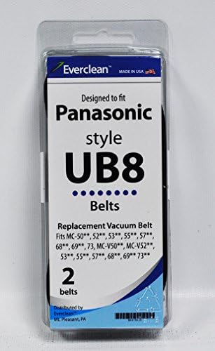 Panasonic'e Uyacak şekilde Tasarlanmış Everclean Tarzı UB8 Vakum Kayışları (2 Paket)