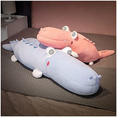 NINGLIU Oyuncak 150 cm Hayvan Gerçek Hayat Timsah peluş oyuncak Timsah Bebek Ceative Yastık Çocuk Noel Hediyeler için (Renk: