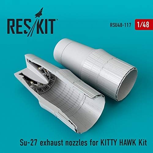 Reskıt RSU48-0117-1/48 Su-27 Egzoz memeleri için Kitty Hawk Kiti Ölçekli Modeli