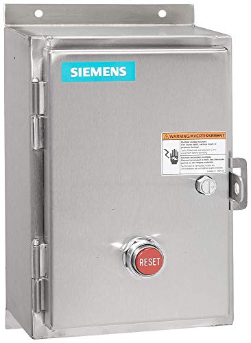Siemens 14IP82WG81 Ağır Hizmet Tipi Motor Marş Motoru, Ortam Kompanzasyonlu Bimetal Aşırı Yük, Manuel / Otomatik Sıfırlama, NEMA