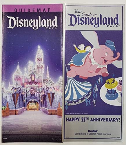 Disneyland Park, 50. Yıldönümü Kaliforniya Macera Arabaları Land Darth Vader Dumbo Fantasimic PMA18'İ İçeren 8 Harita Tur Rehberi