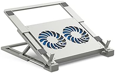 CHNOOI Dizüstü Standı Metal Katlanır Masaüstü Standı Bilgisayar Standı Fan Soğutma Masaüstü Alüminyum Alaşım Standı
