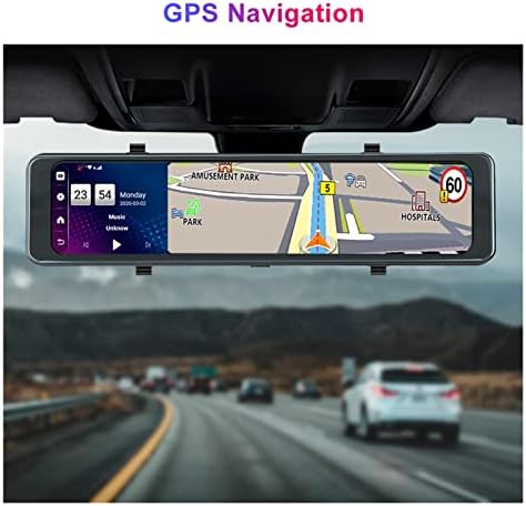 Çizgi Kam 3 in 1 Araba Ayna Video Kamera 4G LTE GPS Navigator ADAS 1080 P DashCam WiFi Oto Registrator Kaydedici DVR Uzaktan