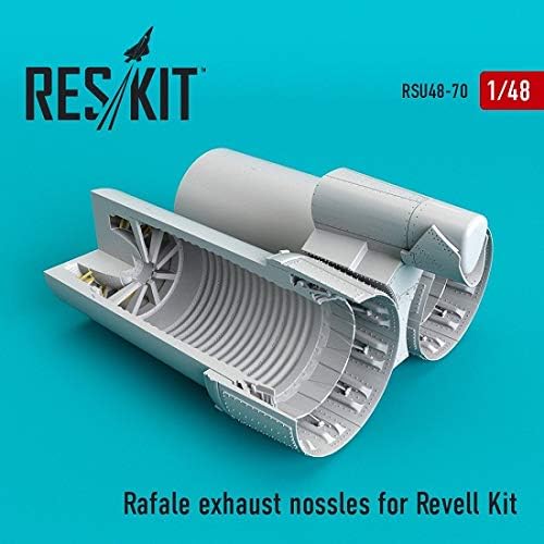 Reskit RSU48-0070 - 1/48 Rafale Egzoz nossles Revell Kiti Ölçekli Plastik