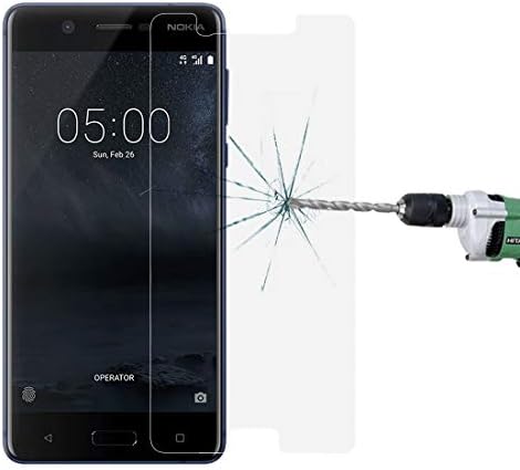 JINPART Telefonu Aksesuarları 50 ADET Nokia 5 ıçin Uyumlu 0.26 mm 9 H Yüzey Sertliği Patlamaya Dayanıklı Olmayan Tam Ekran Temperli