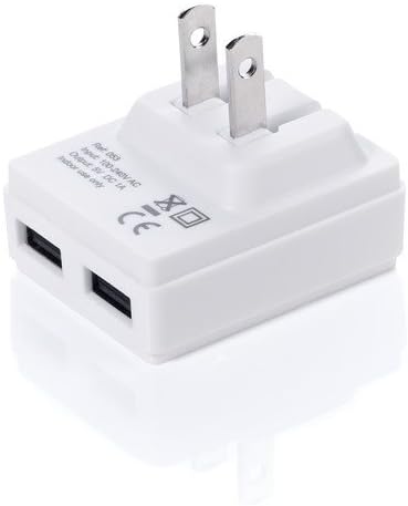 Tasarım Go Go Seyahat İkiz USB Şarj Cihazı (ABD), Beyaz, Bir Boyut
