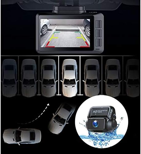 Cuıqıuju Çift Lens GPS WiFi Sürüş Kaydedici araba dvr'ı 4 K Hareket Algılama algılama kamerası Ünitesi Video Kaydedici HD Mat