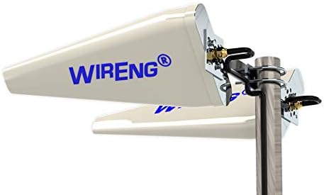 Amıt IOG851-WT031 için WideAnt2-Lite Gerçek MIMO Çift Anten Yüksek Verimlilik Tamamen Kapalı Yüksek Kazançlı Geniş Bant ±45°