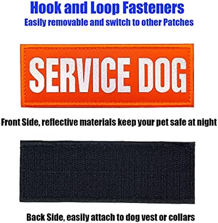 Homiego 4 Paket Hizmet Köpek Eğitim Yama Amerikan Bayrağı Sormak için Pet Askeri Moral Velcro Rozeti için Taktik Köpek Koşum