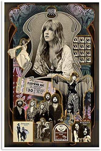 BVT KÜRESEL Stevie Nicks Tuval Çerçeve / Poster Hiçbir Çerçeve