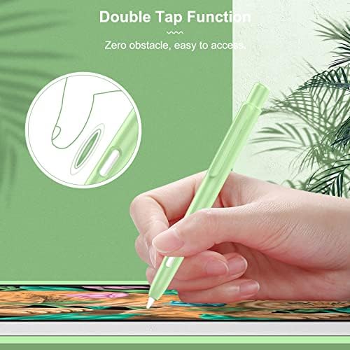 MoKo Tutucu Kılıf Apple Kalem 2nd Nesil ile Uyumlu, geri Çekilebilir Koruyucu Kalem Kapak ile Sağlam Klip için iPad Mini 6 2021
