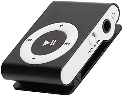 753 Mini MP3 Çalar, Klipsli Taşınabilir Müzik Çalar, Dijital Müzik Medya Oynatıcı MiniMP3 BackClip Çalar, Kulaklık ve Çalıştırmak