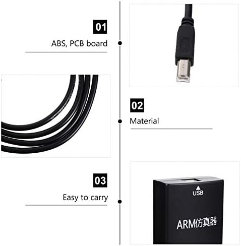Scicalife USB JTAG Emulator Debugger Programcı V9 ARM Emulator Yüksek Hızlı İndir Siyah adaptör panosu