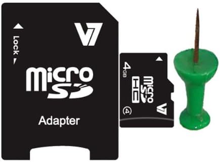 VAMSDH4GCL4R-2E - Flash-Speicherkarte ( microSDHC/SD-Adapter inbegriffen ) - 4 GB