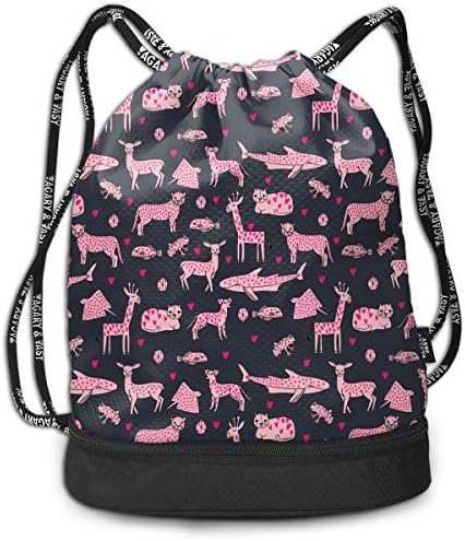 İpli sırt çantası Sevgililer hayvanlar köpekbalığı geyik kedi zürafa çanta