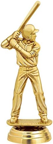 Taç Ödülleri Beyzbol Kupaları Özel Gravürlü, 7.25 Kişiselleştirilmiş Erkek Beyzbol Sopası Kupası Deluxe Yuvarlak Tabanlı