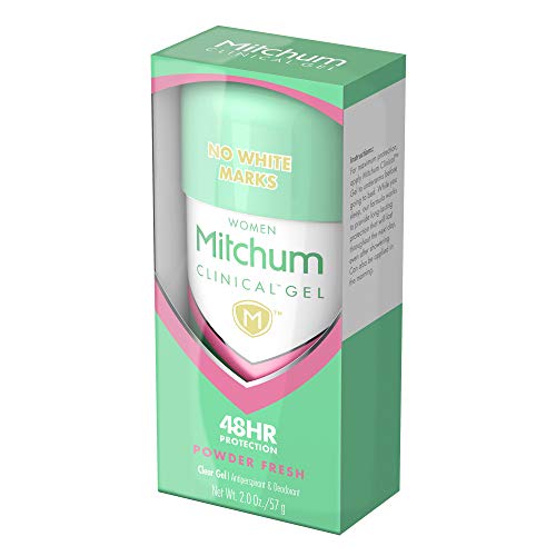 Mitchum Kadın Klinik Jel Antiperspirant Deodorant, Toz Taze, 2.0 oz