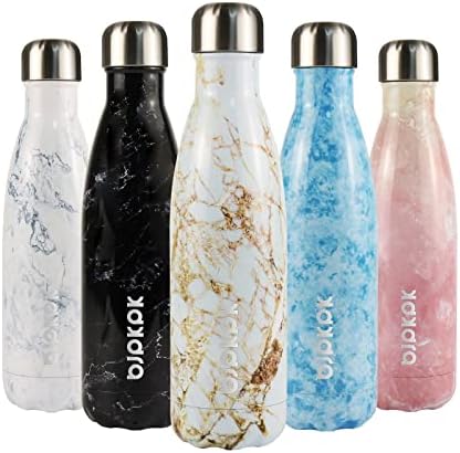 BJPKPK Paslanmaz Çelik Su Şişeleri-25oz / 750ml-Yalıtımlı Su şişeleri, Spor su şişeleri 24 Saat soğuk ve 12 Saat sıcak tutar,