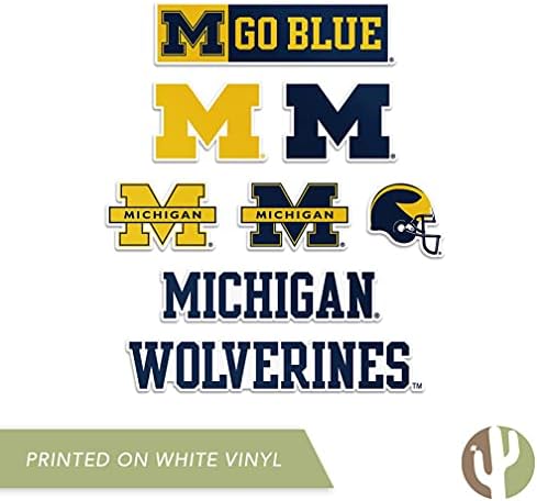Michigan Üniversitesi Wolverines UM U M Sticker Vinil Çıkartması Dizüstü Su Şişesi Araba Karalama Defteri (Tip 2)