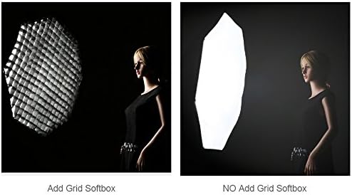 Godox 37in 95 cm Sekizgen Petek Izgara Softbox için Fotoğraf Strobe Stüdyo Flaş Softbox için Profoto Montaj