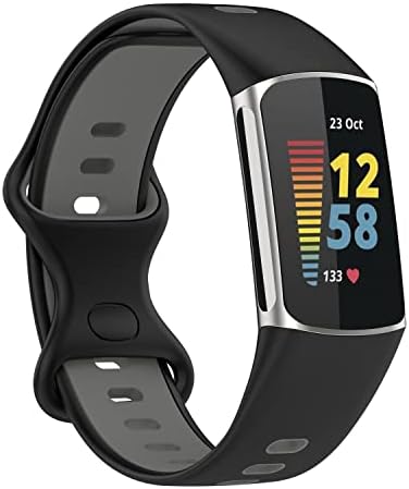 CouHap Watch Band Fit bit Şarj 5 Bantları ile Uyumlu, yedek Yumuşak Silikon İzle Sapanlar Fit bit Şarj 5 Fitness ve Sağlık Tracker