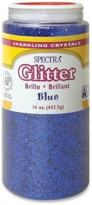 Toptan DURUMDA 20-Pacon Köpüklü Kristaller Pırıltılar-Köpüklü Kristaller Glitter, 16 Oz, Mavi
