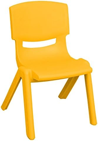 JOON İstiflenebilir Plastik Çocuk Öğrenme Sandalyeleri, 20.5x12. 75x11 İnç, Oyun Odaları, Okullar, Anaokulları ve Ev için Mükemmel