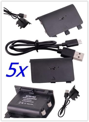 Xbox ONE için WantMall 5x USB Oyun Kablosu Şarj Pil Şarj Cihazı