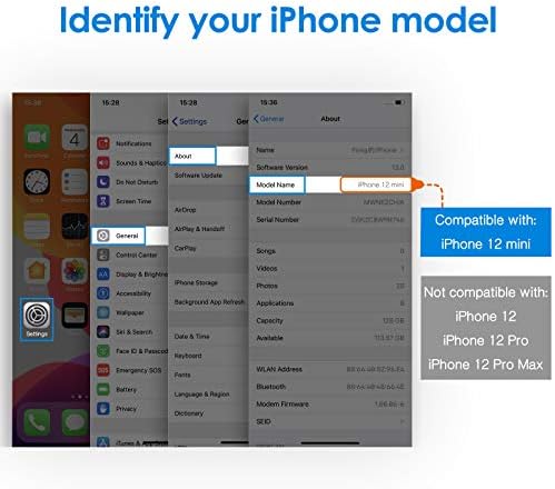 JETech Ekran Koruyucu için iPhone 12 mini 5.4-İnç, Temperli Cam Filmi, 3-Pack