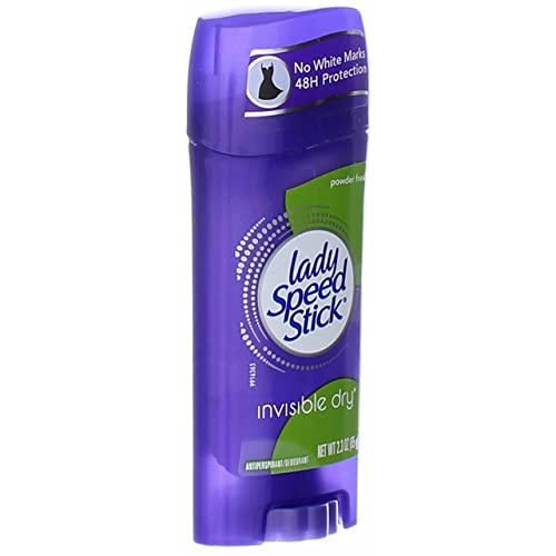 Lady Speed Stick Deodorant 2.3 Ons Toz Taze Invisi Kuru (68ml) (3 Paket)