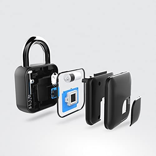 HLMSKD Bluetooth Akıllı Biyometrik Anahtarsız Parmak İzi Kapı Asma Kilitler USB Şarj Edilebilir Anti-Hırsızlık Su Geçirmez Güvenlik