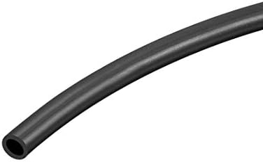 Othmro Siyah Çizgi Hortum Tüp, 14mm (0.55) KIMLIK x 18mm( 0.71) OD 3.28 Ft / 1 M NBR yağlama yağı Su Hortumu Motor Boru Boru