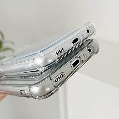 Tuokiou Yükseltme Temizle Cüzdan Telefon Kılıfı için Samsung Galaxy A32 5G Kart Yuvası Kılıf Slim Fit Koruyucu Yumuşak TPU Darbeye