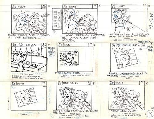 1979 Mighty Mouse Animasyon Üretim Storyboard Bölüm 6 p14