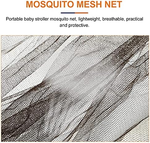 NUOBESTY 3 adet Bebek Arabası Cibinlik Nefes Bug Netleştirme Mesh Sivrisinek Böcekler Net Bebek Araba Koltuğu Kapağı Beşikler