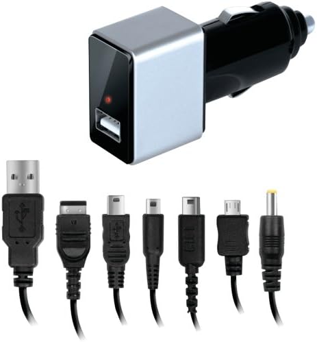 1-USB Araç Şarj Cihazı, 3DS(TM) XL, 3DS(TM), DSi XL(R), DSi(R), DS(R) Lite, DS(TM),GBA(TM) SP, PSP(R) ve PSP(R)İnce, Mini ve
