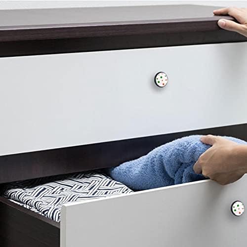 Lenergy Dresser Topuzlar Karpuz Dolap Donanımı Mutfak Dolapları ve Dolap için 4 Adet Çekmece Topuzu 1.38×1.10 İN