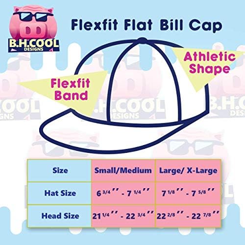 Maine'de Olmayı Tercih ederim-Flexfit 6210 Yapılandırılmış Düz Fatura Takılmış Şapka