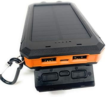 Su geçirmez güneş cep telefonu şarj cihazı, USB güneş pil şarj cihazı, güneş pil paketi, pil yedekleme taşınabilir güç için koruyucu