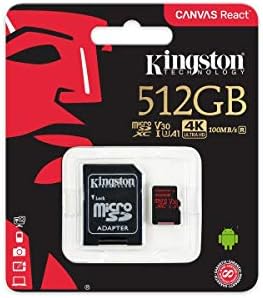 Profesyonel microSDXC 512GB, SanFlash ve Kingston tarafından Özel olarak Doğrulanmış Alcatel 1T 10Card için çalışır. (80 MB /