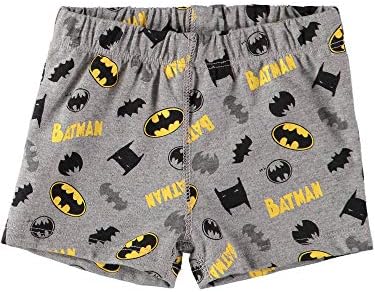 DC Comics Batman Bodysuit Tişört ve Kısa Pantolon 3 ADET Hediye Seti