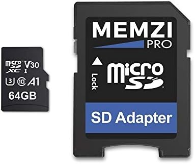 MEMZİ PRO 64 GB Hafıza Kartı için Uyumlu Nextbase 622GW, 522GW, 422GW, 322GW, 222X, 222 Dash Cams-microSDXC 100 MB/s Sınıf 10