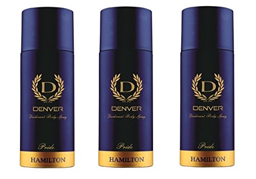 Denver Hamilton Pride Deodorant Vücut Spreyi 165Ml Her Kombinasyon (3'lü Paket)