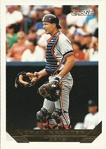 1993 Topps Altın Beyzbol 692 Chad Kreuter Detroit Tigers Topps Şirketinden Resmi MLB Ticaret Kartı