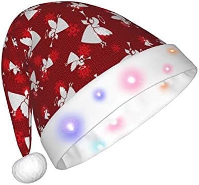 LED Noel şapka, Santa şapka ile ışık, çocuk Klasik Konfor Noel Şapka peluş şapka için yeni yıl şenlikli parti malzemeleri