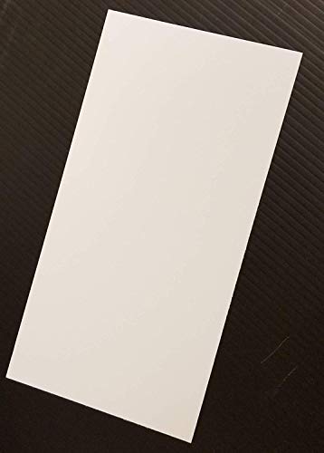 SIBE-R-PLASTİK TEDARİK Beyaz Stiren 0.060 Kalın 12 X 8 ( 3 Paket)