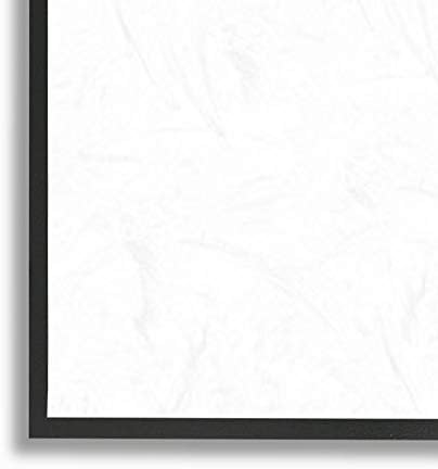 Stupell Industries Makyaj Oje Gökkuşağı Modası, Sanatçı tarafından Tasarlanan Ziwei Li Duvar Sanatı, 24 x 30, Siyah Çerçeveli