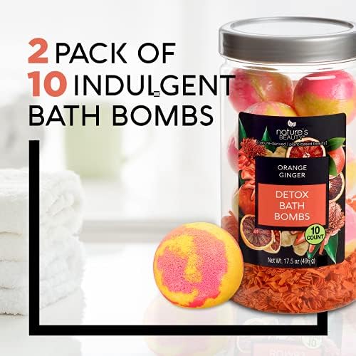 Doğanın Güzelliği Detoks Banyo Bombası Hediye Seti / Sıfırla + Hindistan Cevizi Yağı ile Yapılan Portakal Zencefilli Banyo Bombalarıyla